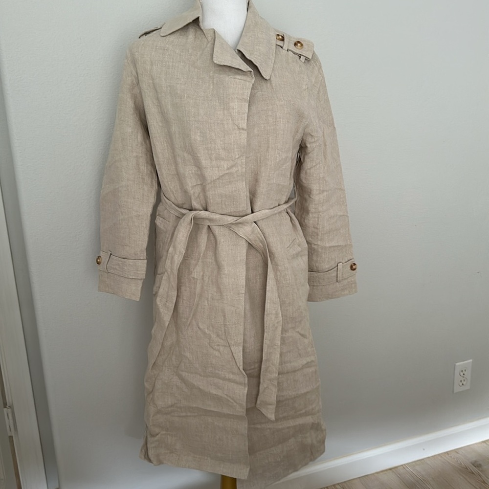 Movint Linen trench coat